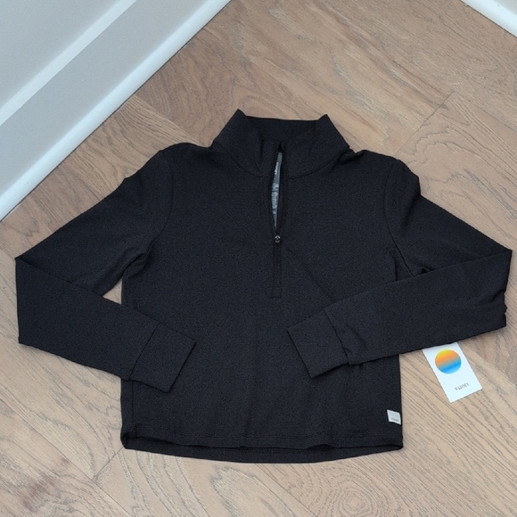 Vuori Tops - Vuori Black Studio Half Zip size L